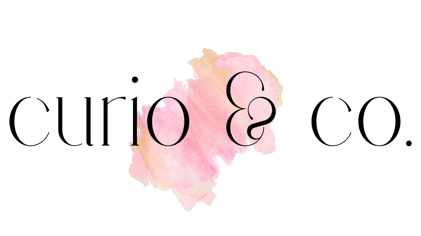 Curio and co. blog logo for scent marketing